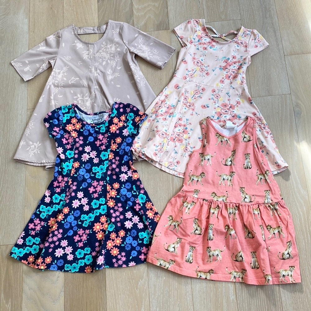 Set of 4 T-Shirt Dresses